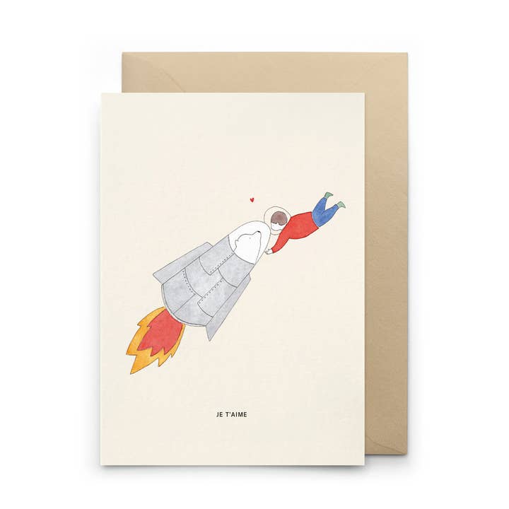 Petit Gramme – Cartão de amor por atacado – Cartão Eu te amo0