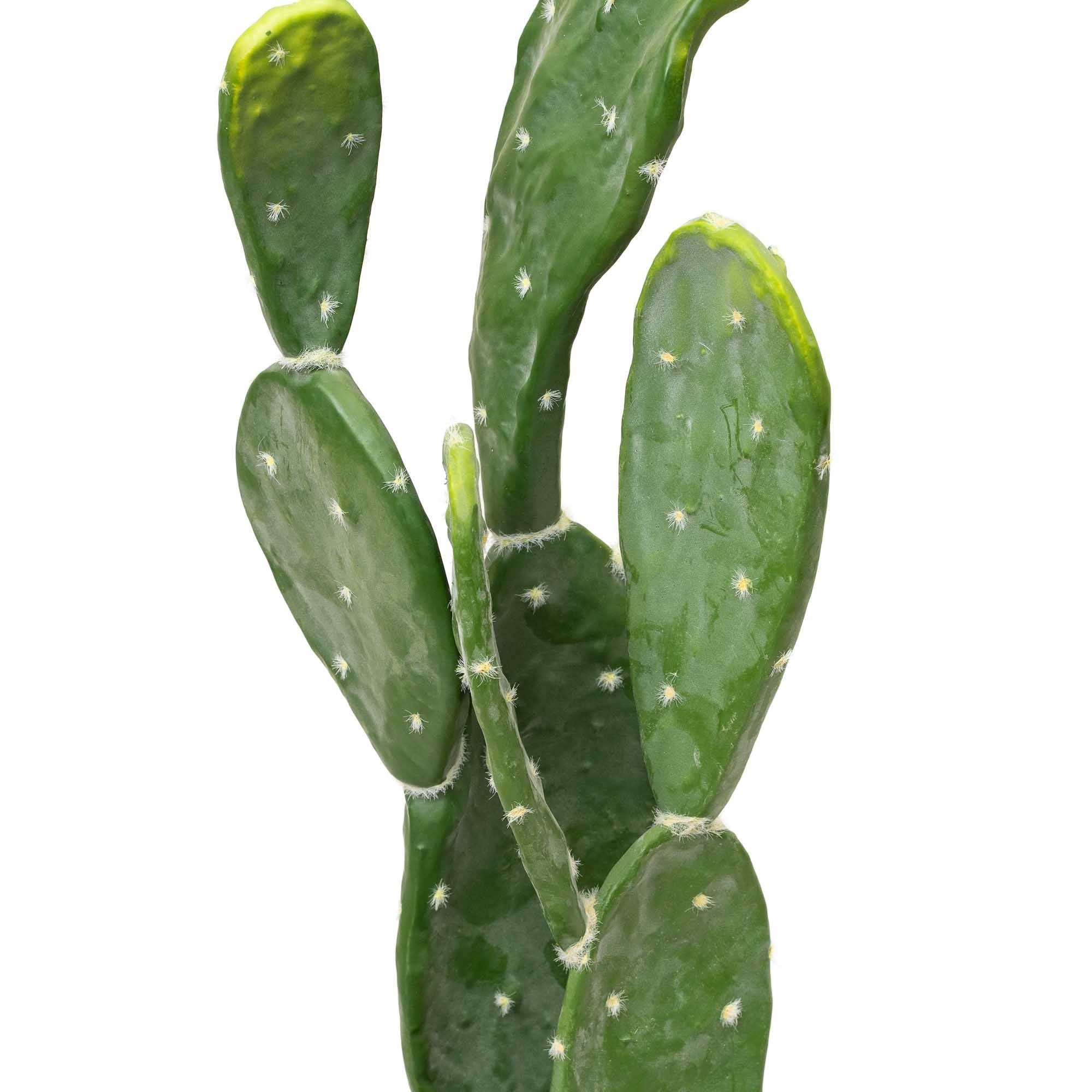 Portofino International Trading, USA - Wholesale Artificial Plant - Faux Prickly Pear Cactus with Plastic Pot 30"3