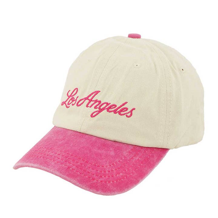 anbfashion - Wholesale Baseball Cap - Women's - Los Angeles Embroidery Cotton Cap
