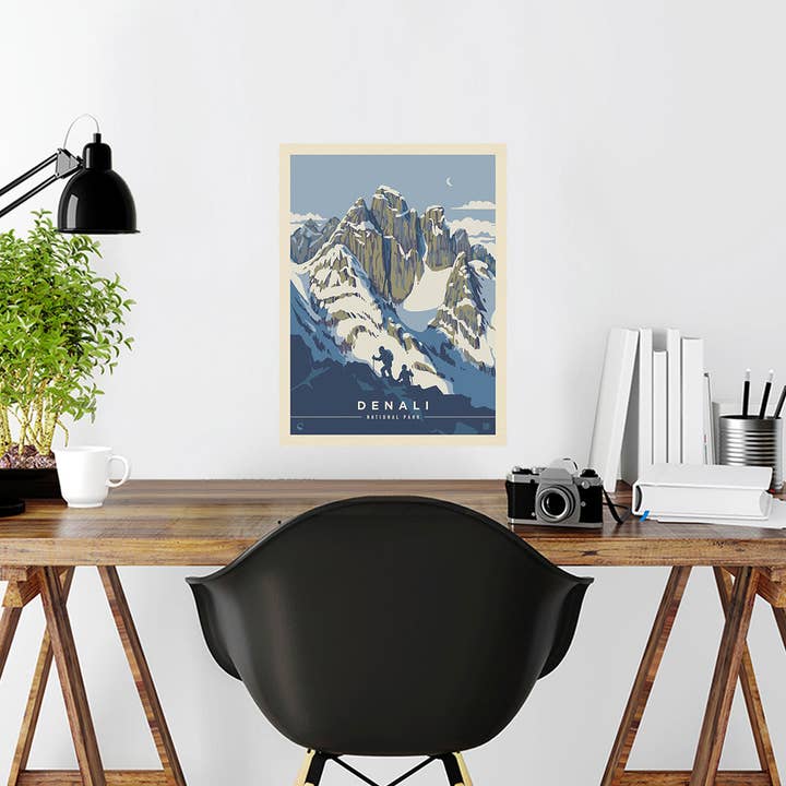 RetroPlanet - Wholesale Wall Decal/Stickers - Denali National Park Alaska Decal2