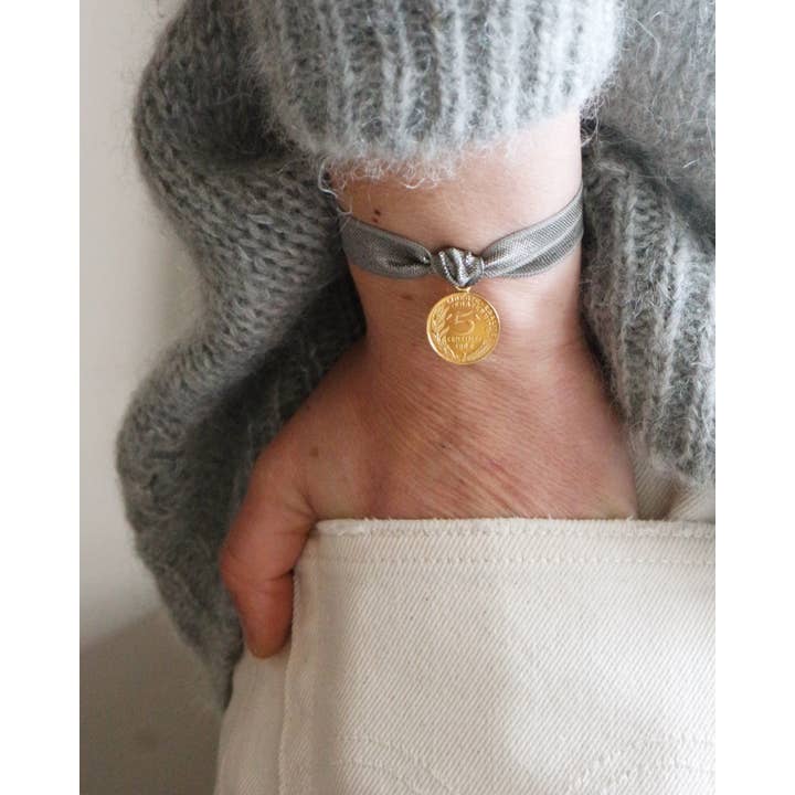 The grey elastic for wholesale by Maison Amour