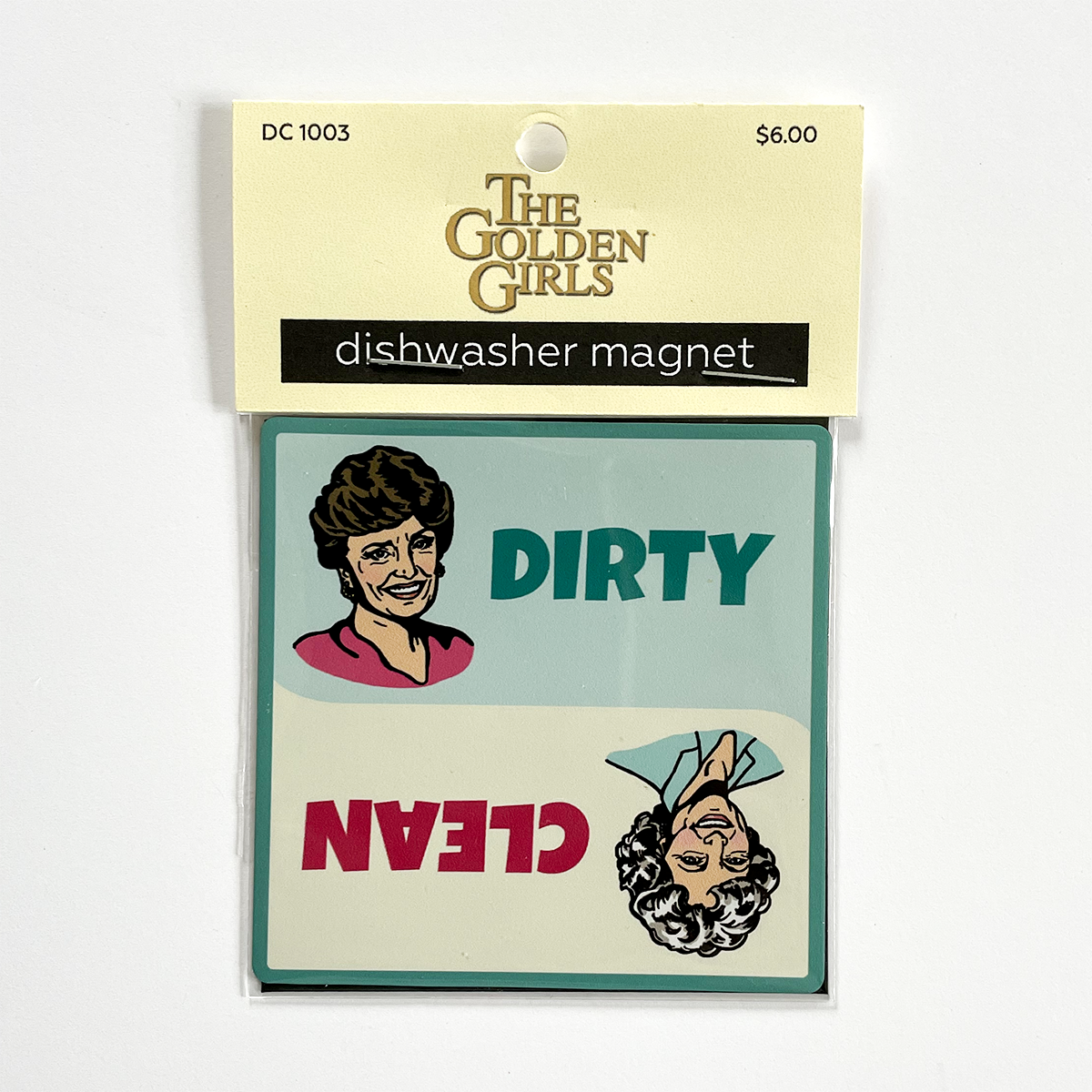 Design Corner - Wholesale Magnet - Golden Girls Clean/Dirty Dishwasher magnet2