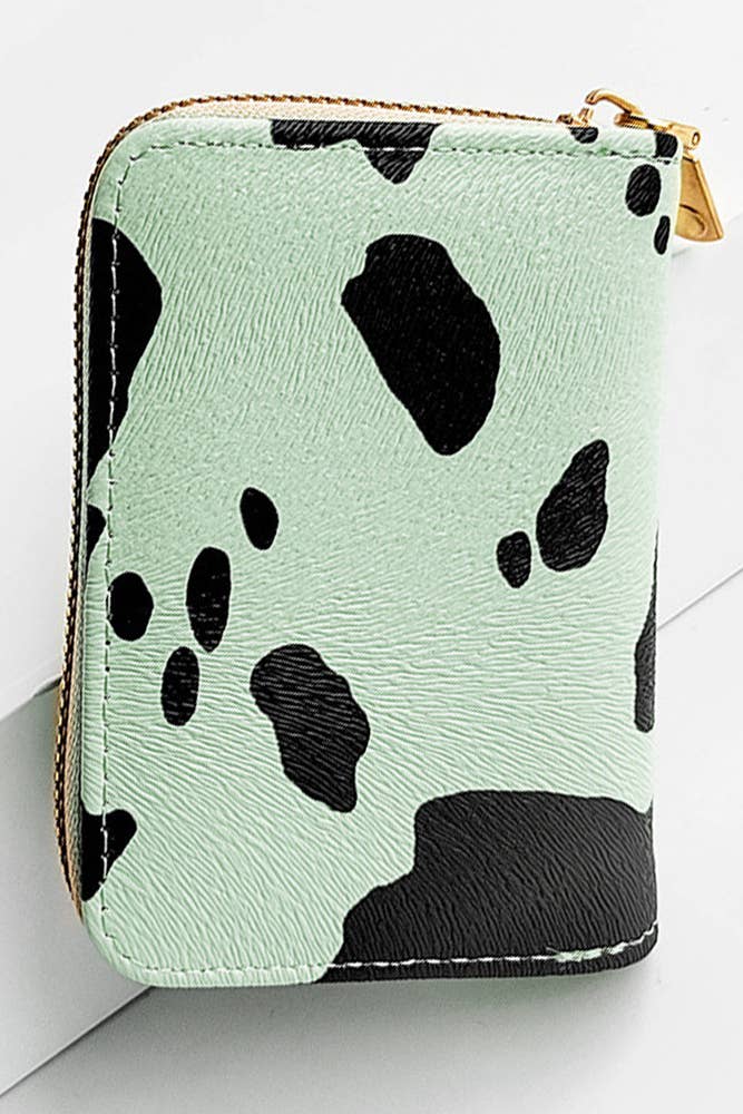 UNISHE – wholesale Coin purse – Women’s – Western Cow Print Zipper Purse CHX0103