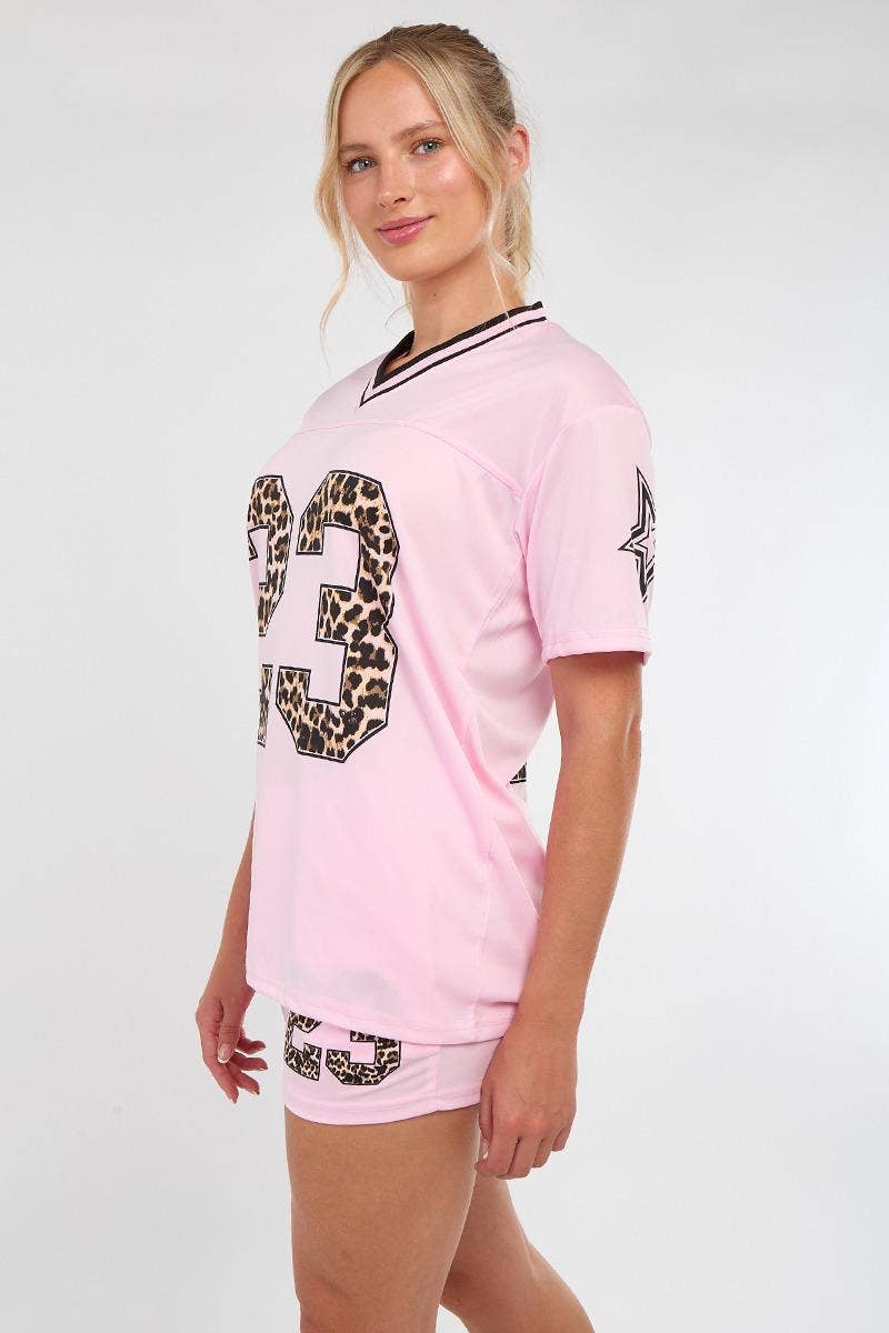 AX Labels - Wholesale Top & Short Set (NOT Loungewear) - Women's - Leopard Print 23 T-Shirt With Shorts Co-ord14