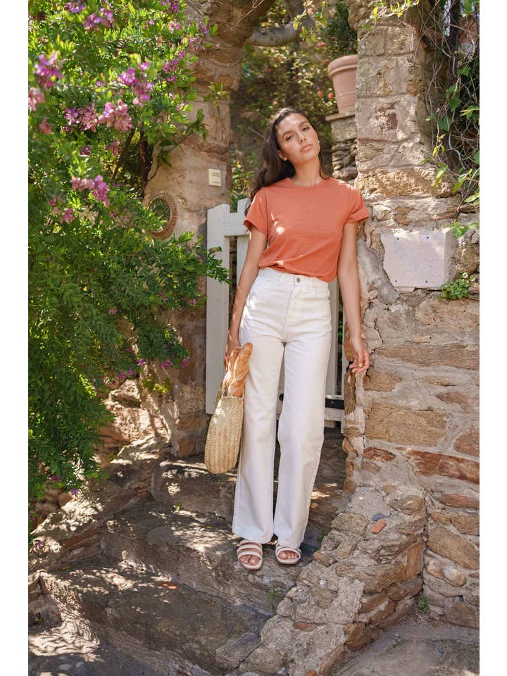 Oraije Paris - Vendita all'ingrosso Jeans - Donna - Jeans Barbara a gamba larga17