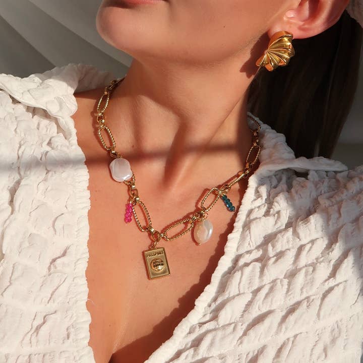 Samara Charm Necklace for wholesale by Namaste Jewelry