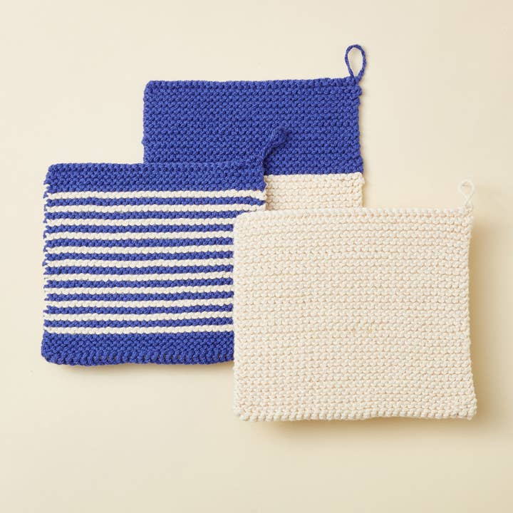 Beginner Knitting Kit - 3 Washcloths for wholesale by Zollie