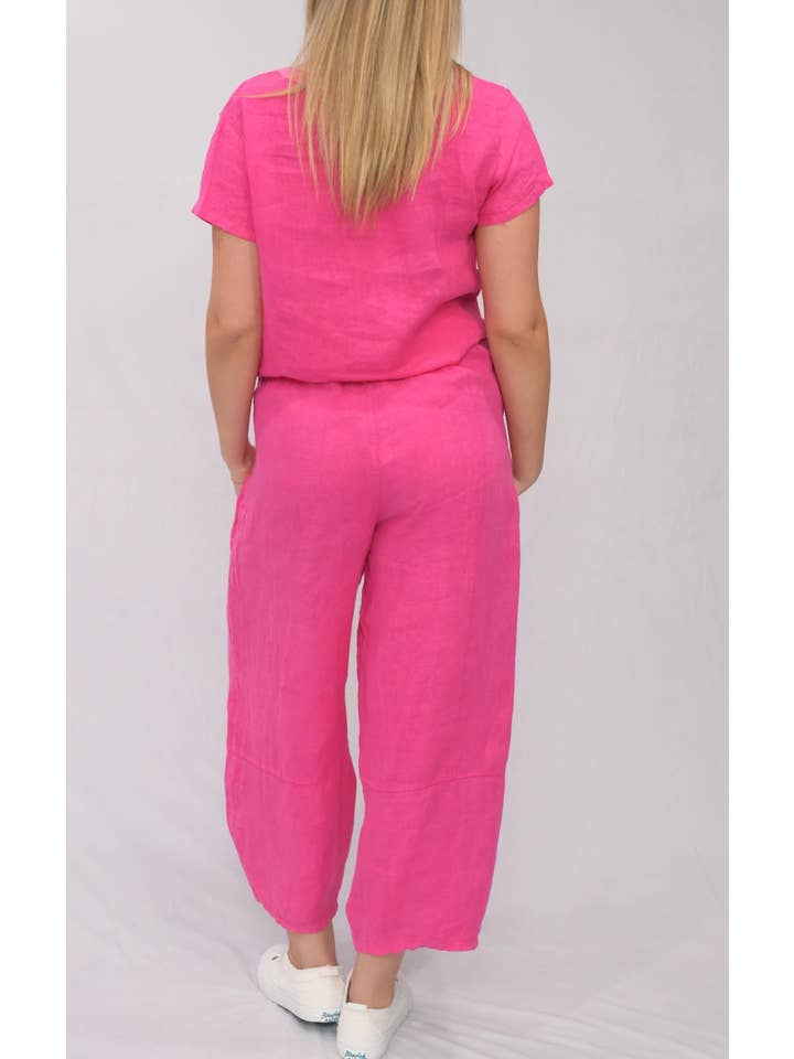 Merci Marie - Wholesale Pants - Women's - Linen Barrel Pants16