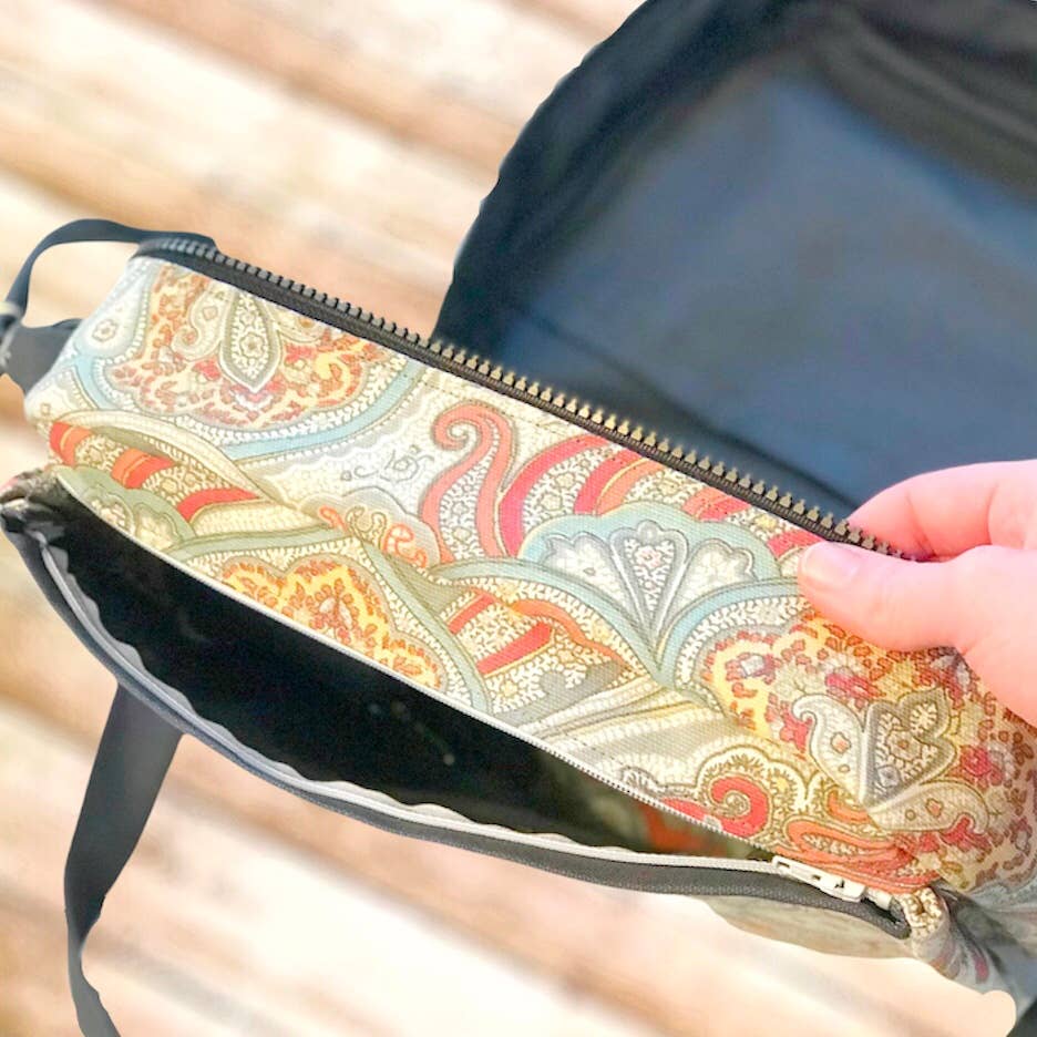 Modesty n Mind - Wholesale Crossbody Bag - Women's - Coral & Gray Bible Bag | Canvas Bible Cover Purse5