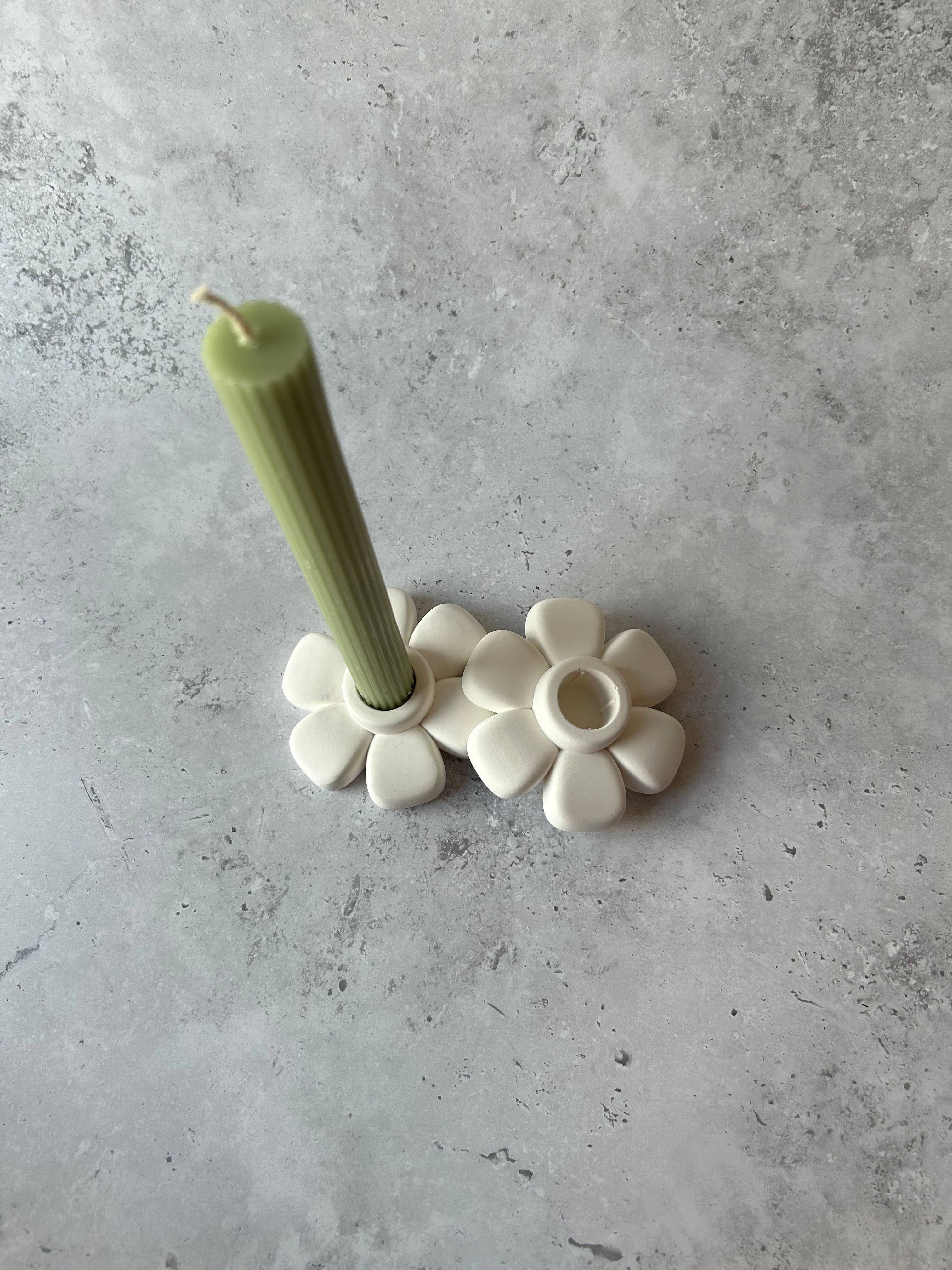 AlphaGrayArt - Wholesale Candle Holder - Floral/ Flower CandleStick Holder, Tapered Candle holder4