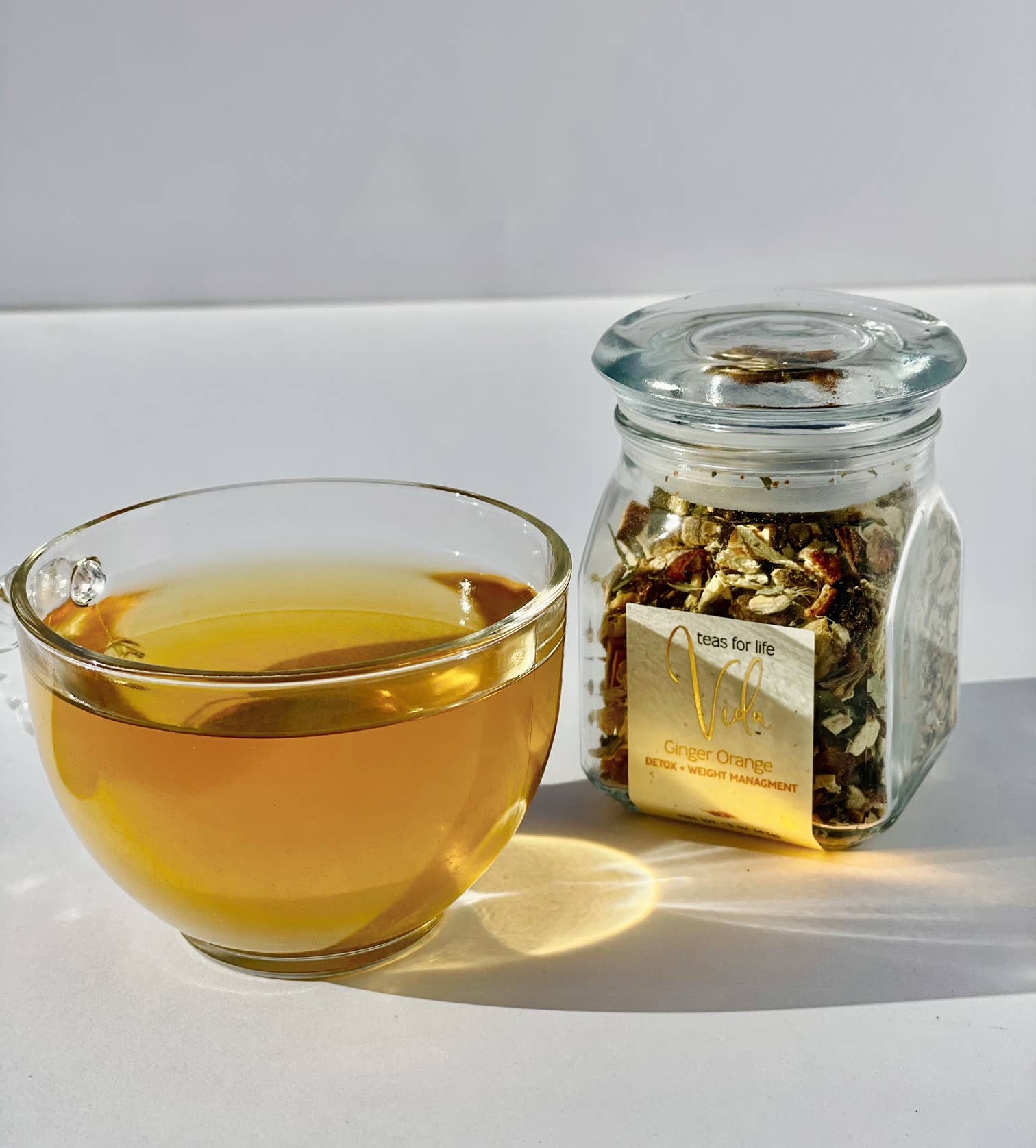 Vida Teas For Life – Großhandel Loser Tee – Ginger Orange BULK | detox+Gewicht-Management | 100 Portionen8