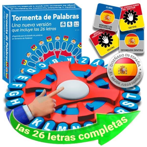 Letters - Spanish Version - Tormenta De Palabras - STEM for wholesale by St. Louis Wholesale LLC