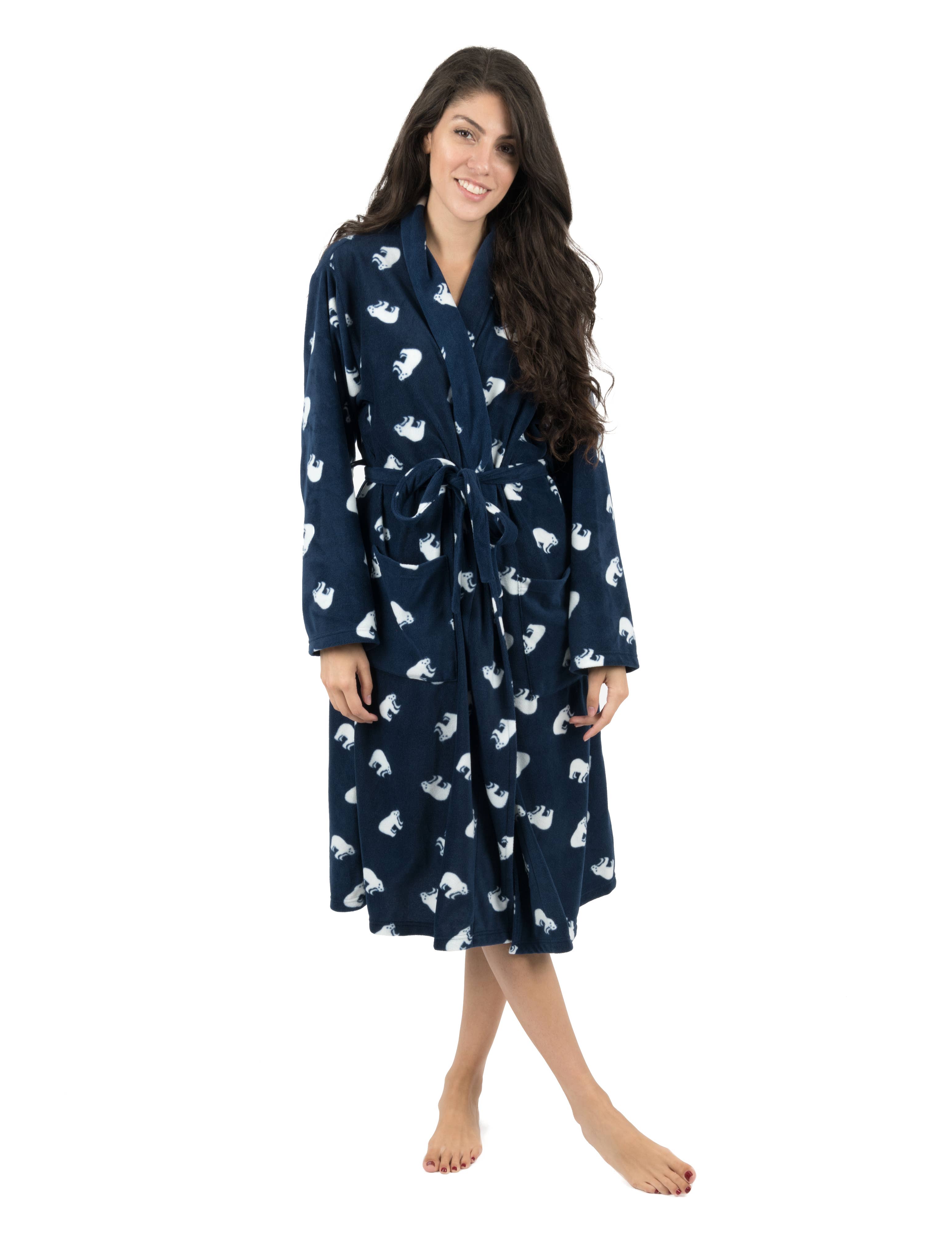 Leveret Pajamas - Wholesale Robe - Women's - Womens Fleece Robe2