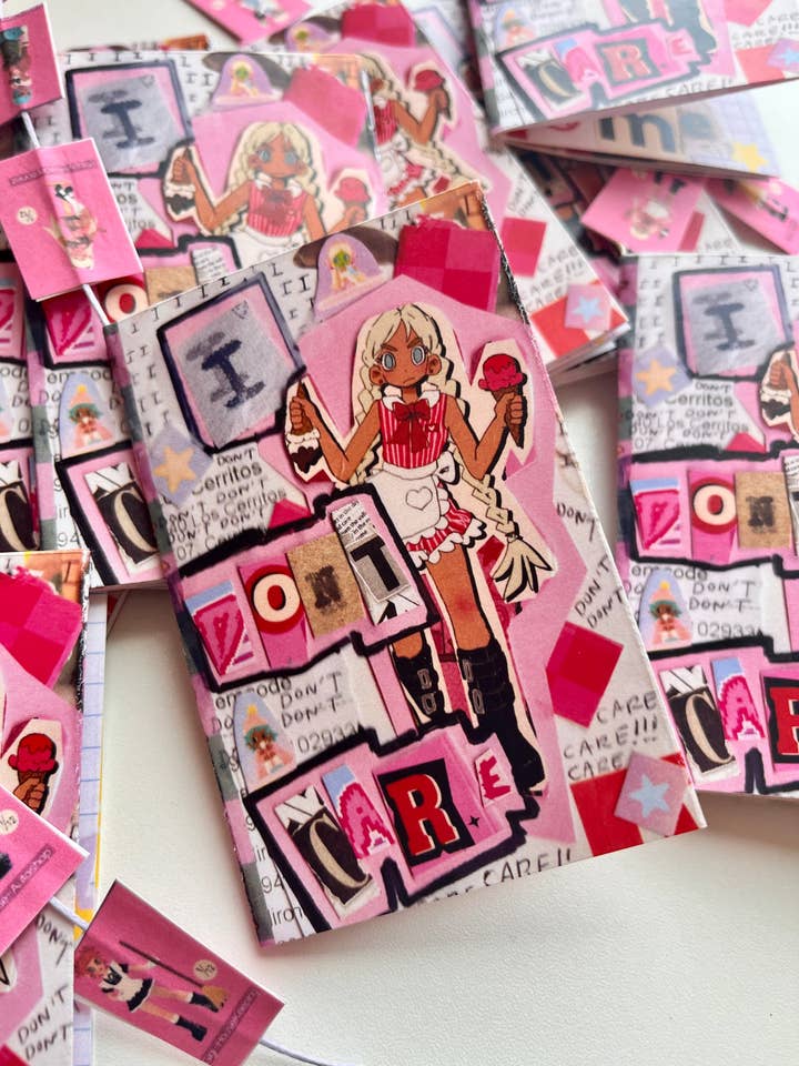 NON MI IMPORTA Mini Zine per la vendita all'ingrosso da parte di Bre’s Tiny Print Shop