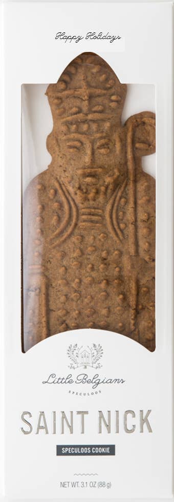 Little Belgians - Wholesale Cookie - SAINT NICK GIFT ORIGINAL SPECULOOS- Half Case-SOLD OUT