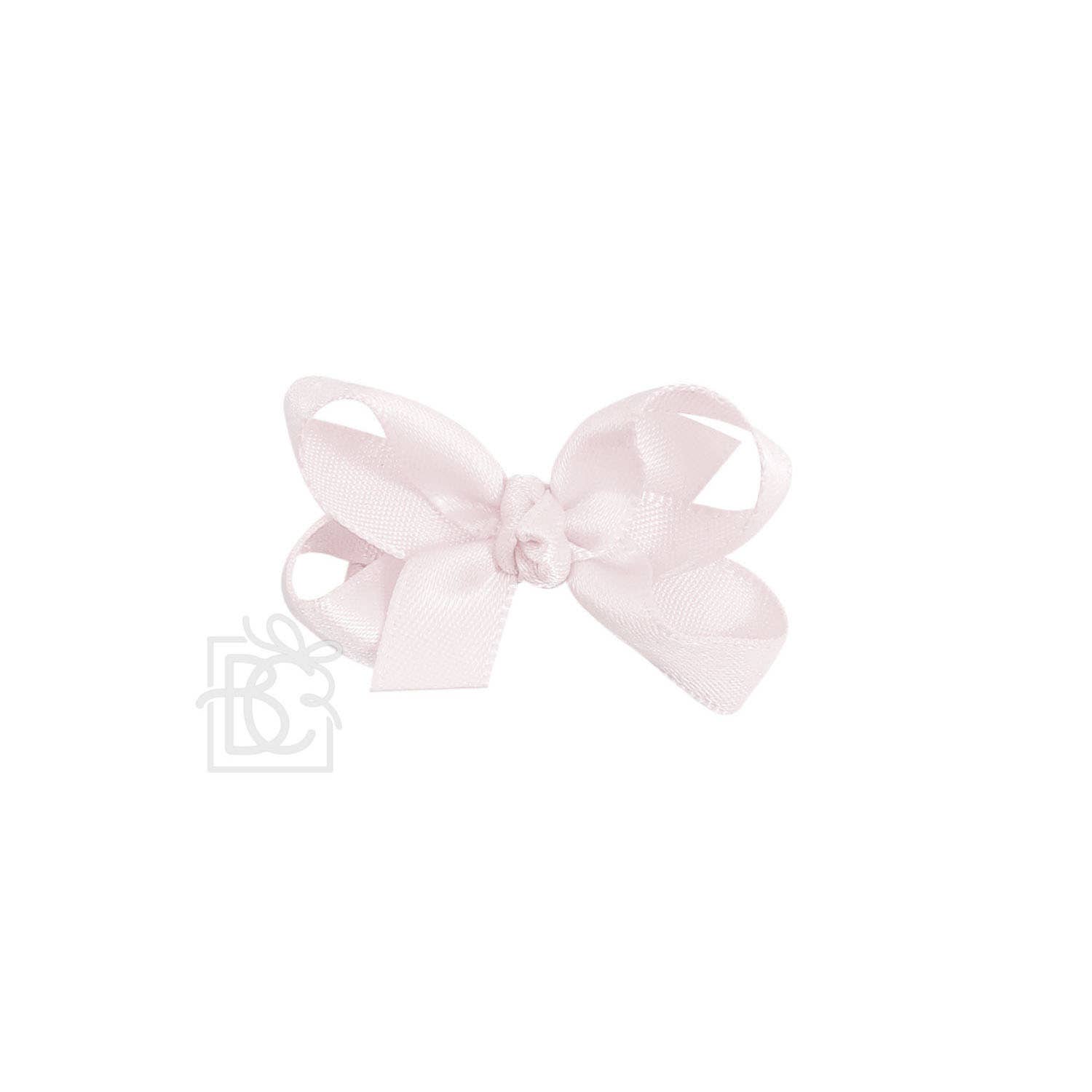 Beyond Creations, LLC - Wholesale Hair Bow - Kids - SATIN BOW ON CLIP9