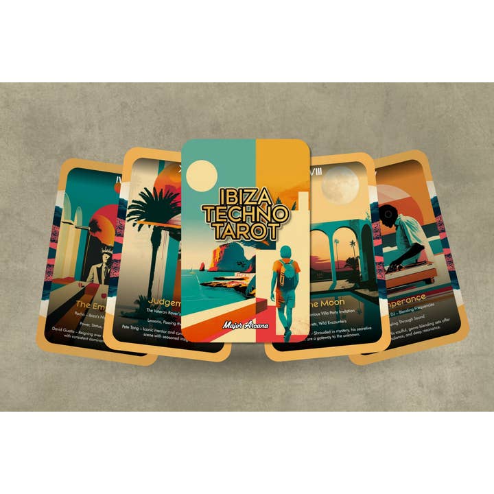 IBIZA TAROT - Wholesale Tarot Cards - Ibiza Techno Tarot - Major Arcana6