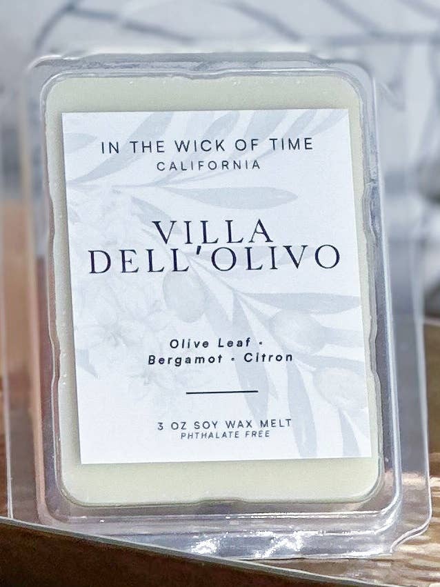 Villa Dell'Olivo Wax Melt for wholesale by In the Wick of Time