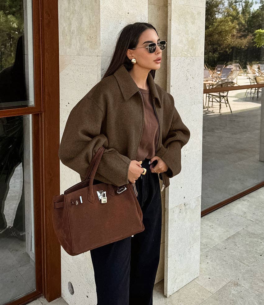 Marayn – wholesale Jacket – Women's – FallWinter Chic Womens Wool Jacket European Style11