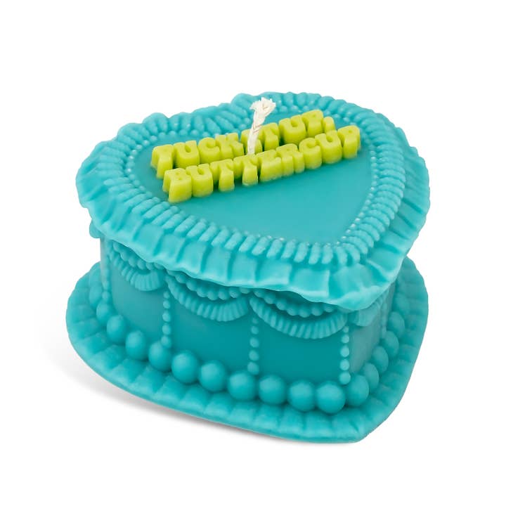 FUN CLUB - Wholesale Novelty Candle - Fuck It Up Buttercup Heart Candle (gift for women, funny)1