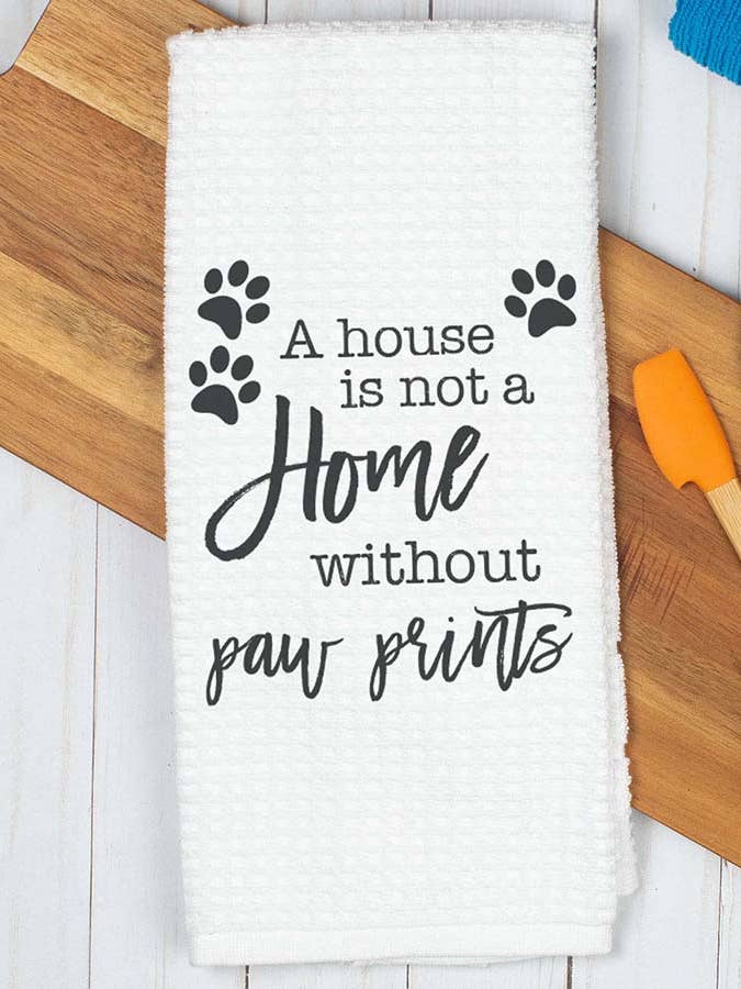 Paw Prints Kitchen Towel, Pet Dish Towel, Pet Decor and other Purchase Wholesale pet sitter. Free Returns & Net 60 Terms on Faire trending on Faire.