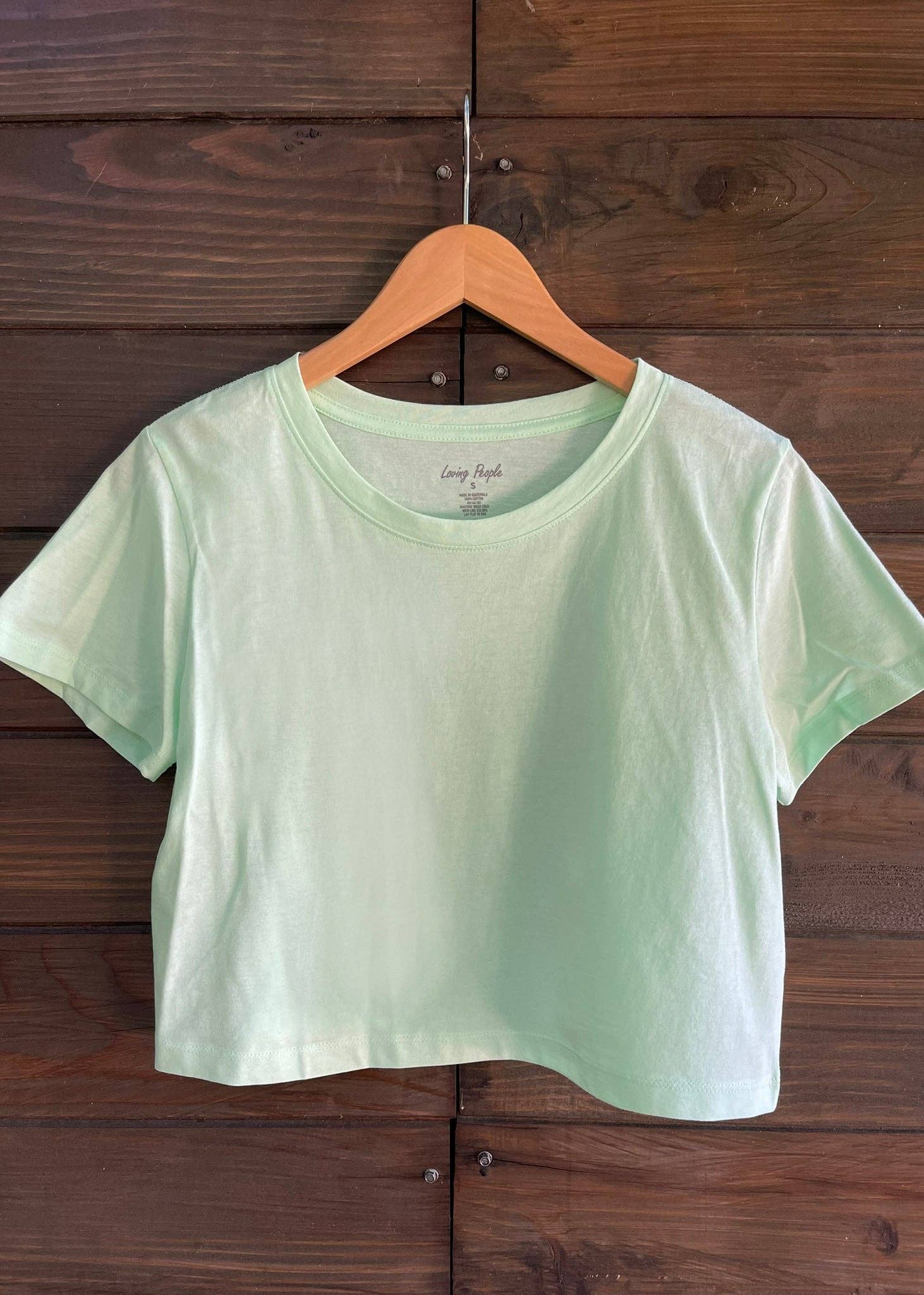 LOVING PEOPLE - Wholesale T-shirt – women's - Premium Cotton Crop Tops (New Colors!)68