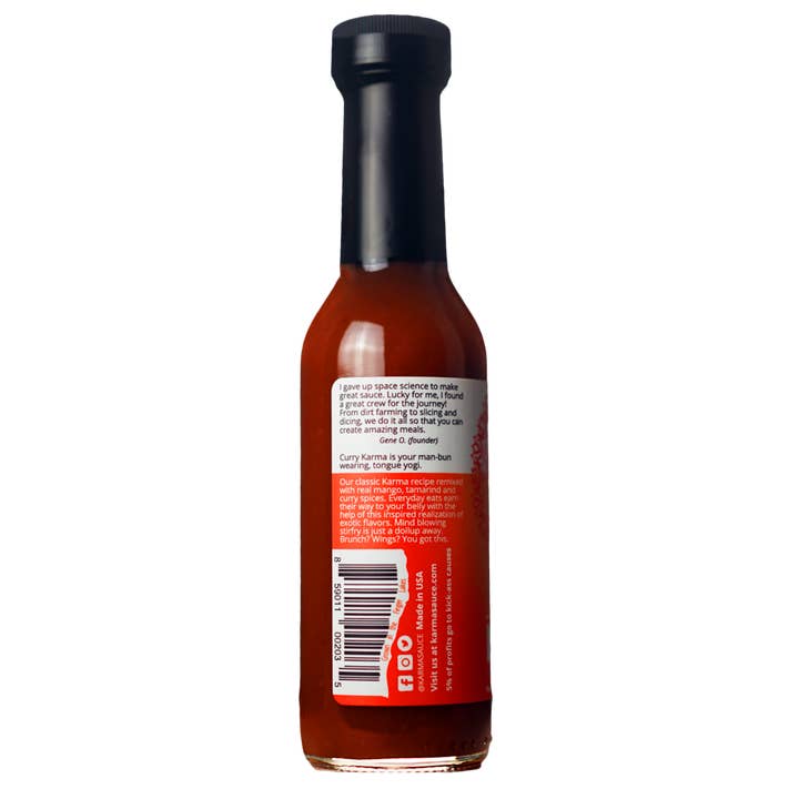 Karma Sauce – Großhandel Scharfe Soße – Curry Karma Sauce® - verkauft in Schritten von 6
