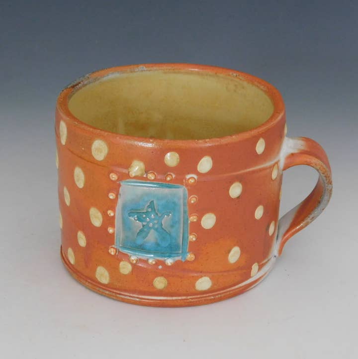 Fine Mess Pottery - Wholesale Coffee Mug - Starfish Mug 0
