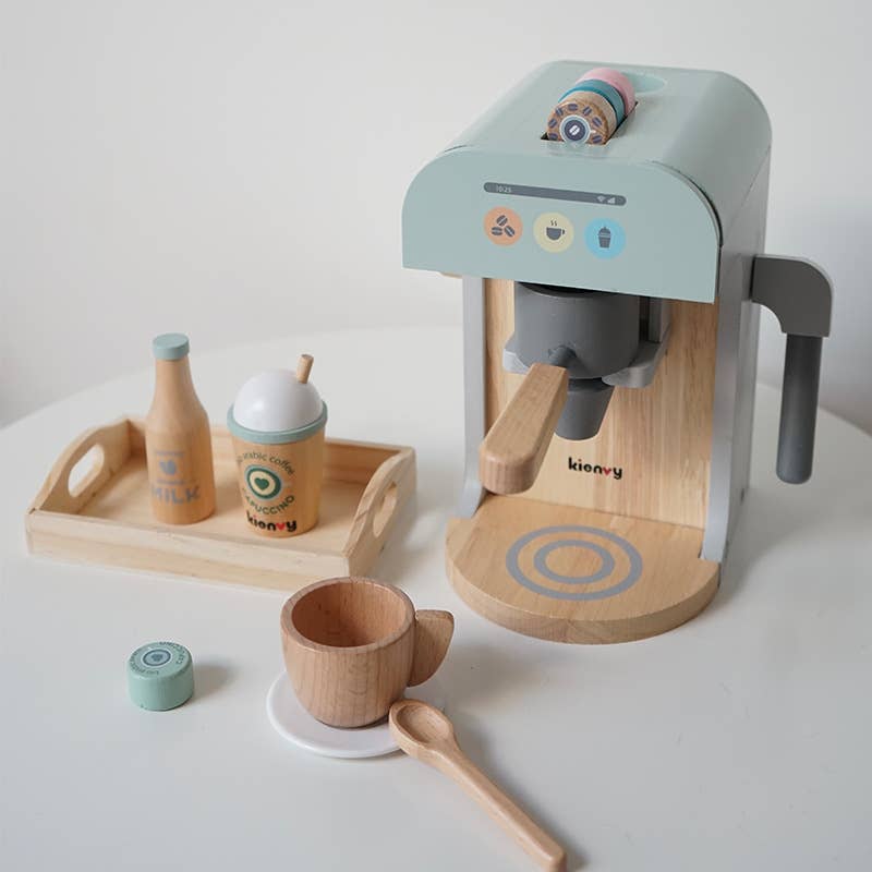 giftland - Wholesale Wood Toy - Kids - Wooden Coffee Machine Toy Set5