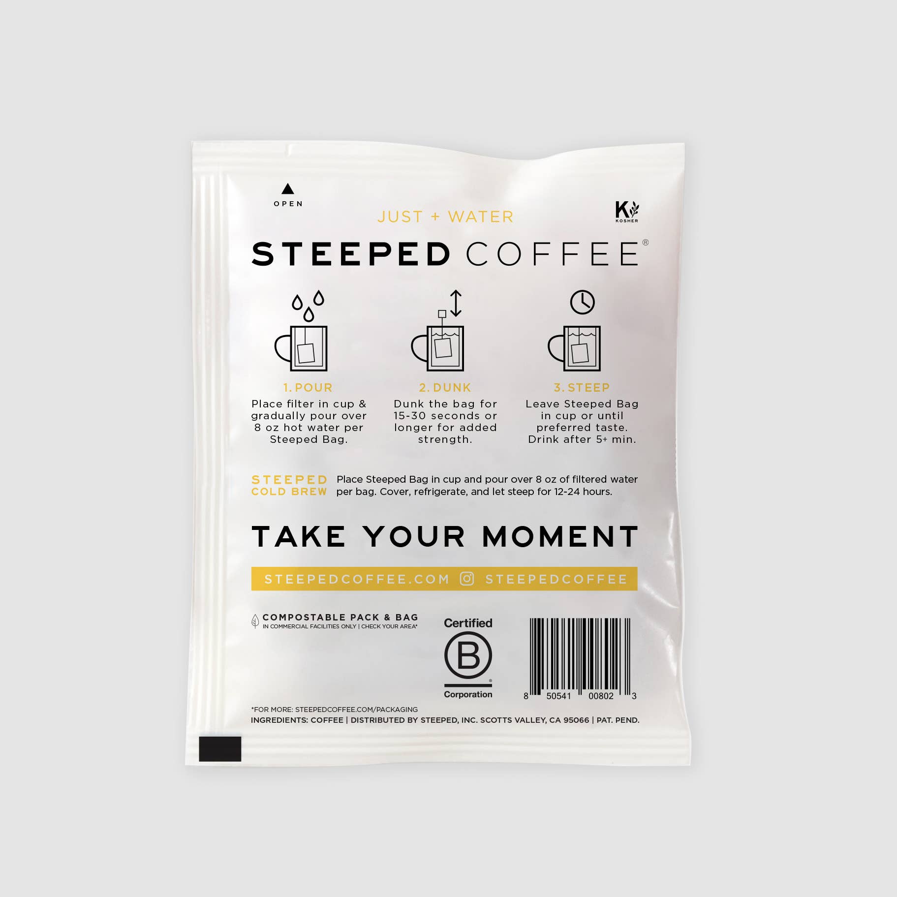 Steeped Coffee - Wholesale Ground Coffee - The Line Up - Variety Pack Coffee 8ct Carton2