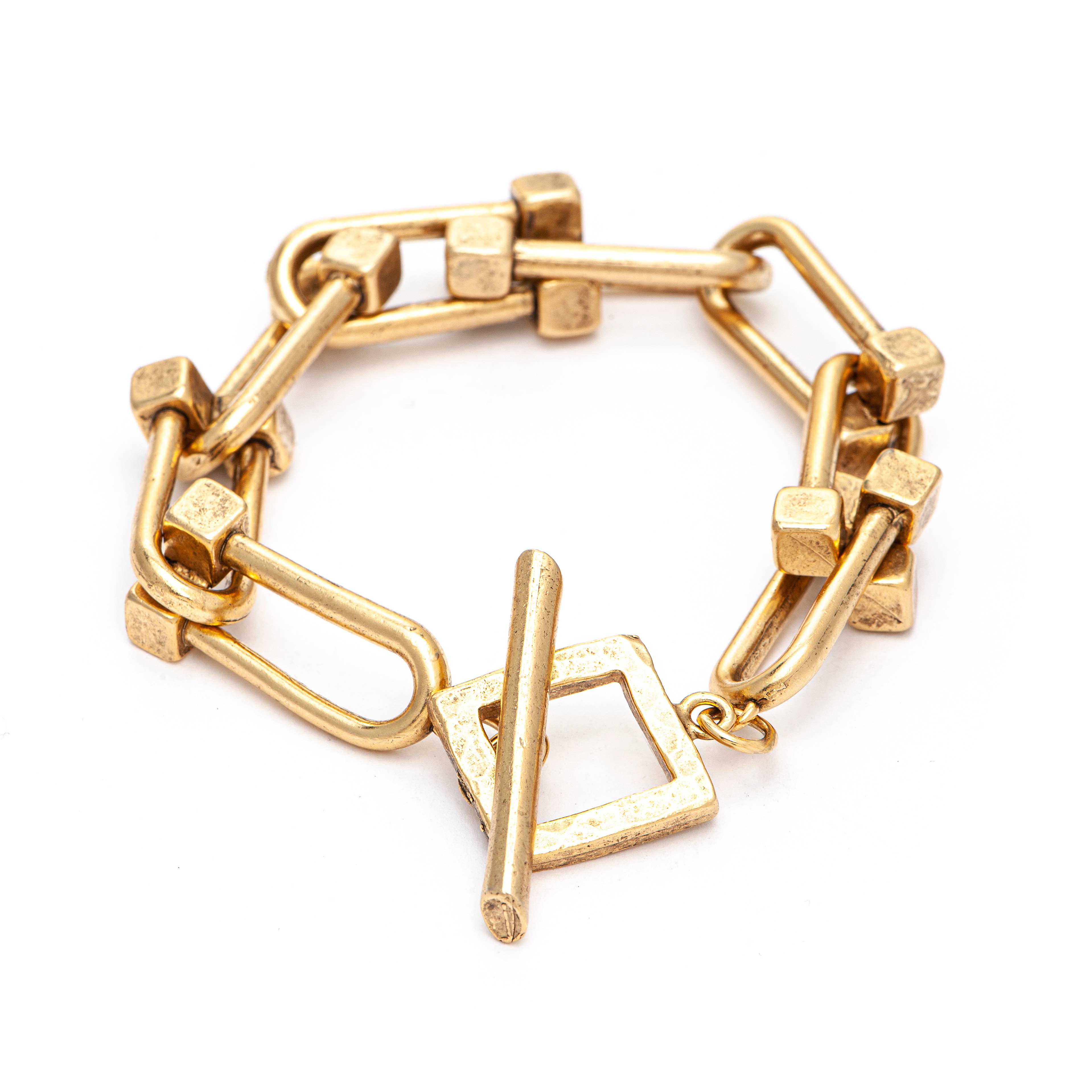 Yochi NY - Wholesale Link & Chain Bracelet - Evelyn