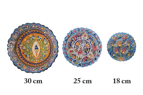 Access by Mediterranean Concepts - Vente Assiette - Assiette en céramique design en relief - 25 cm ronde2