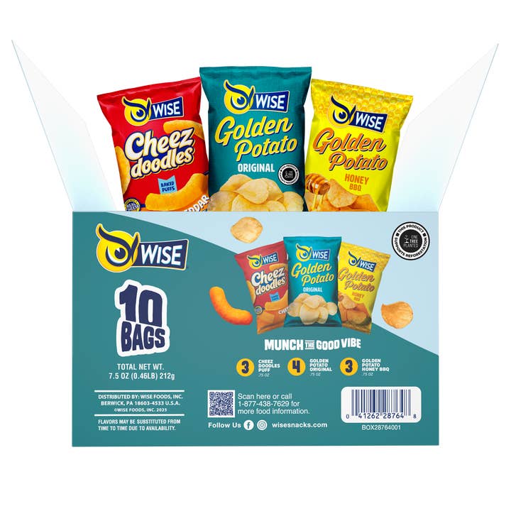 Clasic Mix - 10 bags Variety Pack for wholesale by Wise Foods