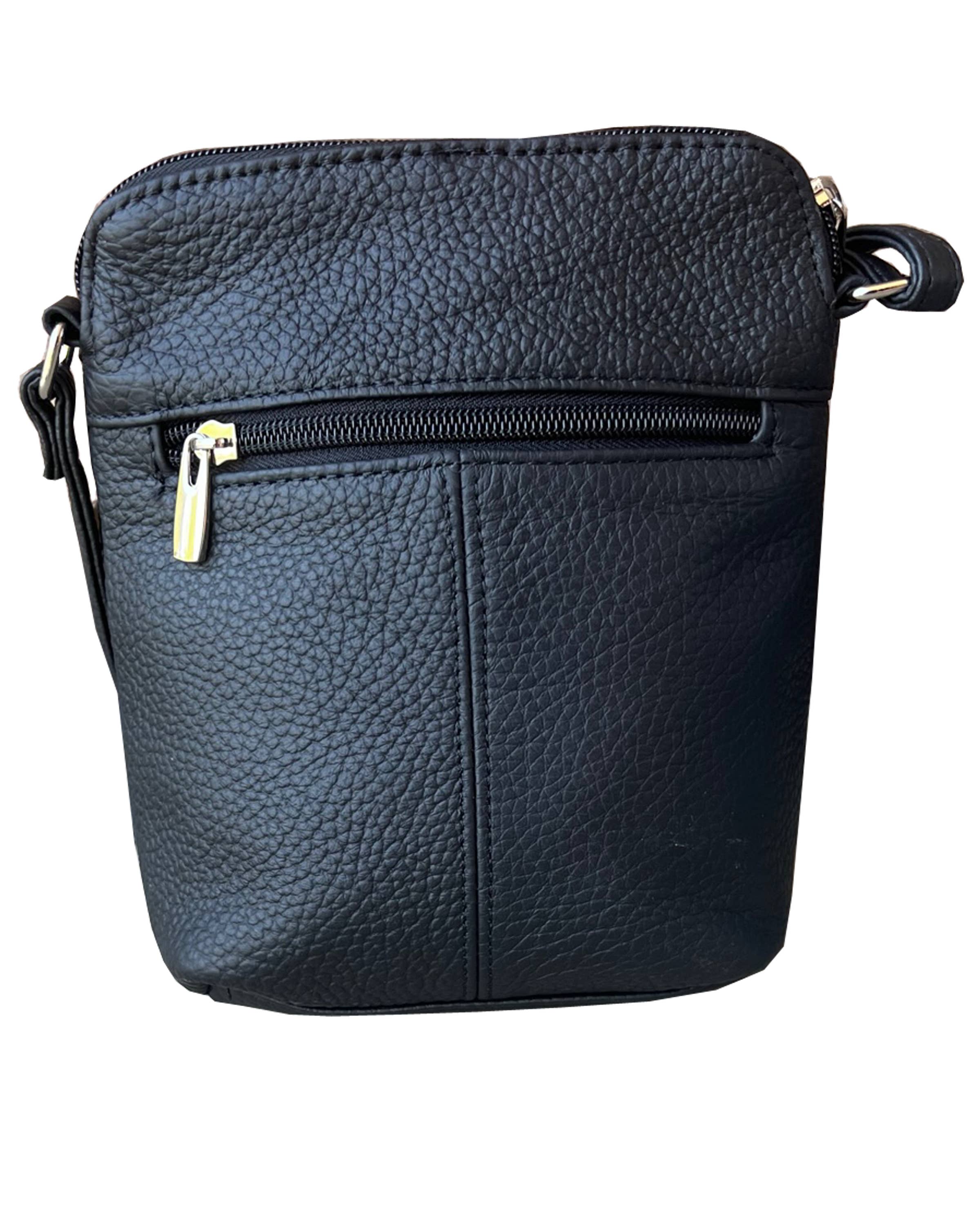 Roma Leathers, Inc. - Wholesale Crossbody Bag - Women's - W026 Cowhide Women Mini crossbody shoulder bag phone pouch4