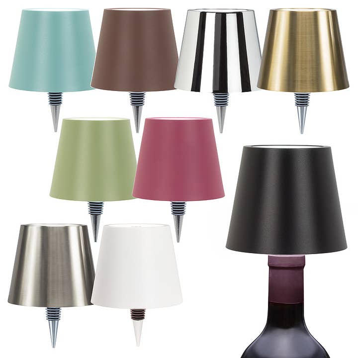 Luz LED para Tapón de Botella Classic Shade-5"H y otras tendencias de Resultados para vino blanco mesa al por mayor. Devoluciones gratuitas y condiciones de pago a 60 días en Faire en Faire.