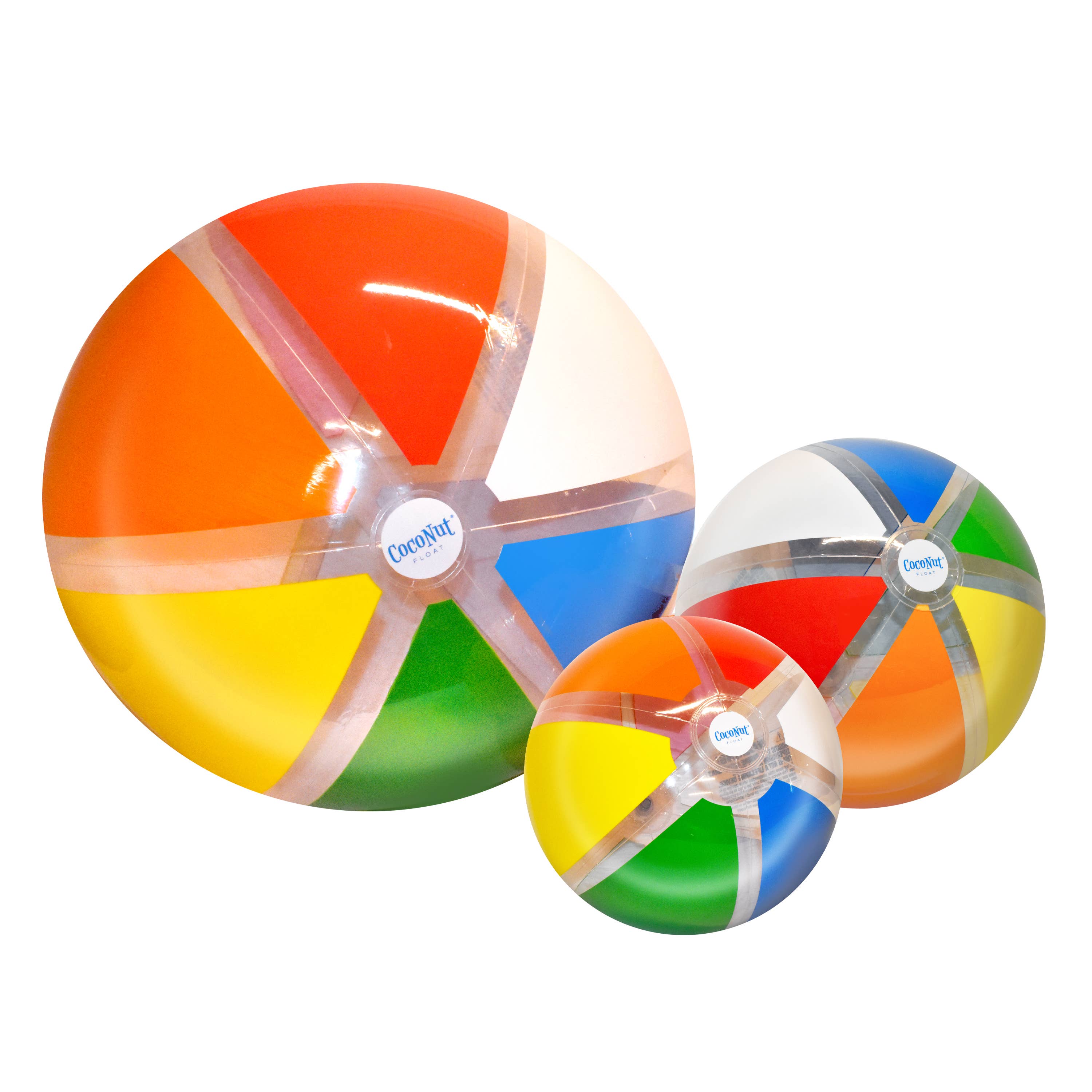 Coconut Outdoor - Wholesale Strand/zwembad-speelgoed - Kinderen en baby - Jumbo 27" Rainbow strandbal6