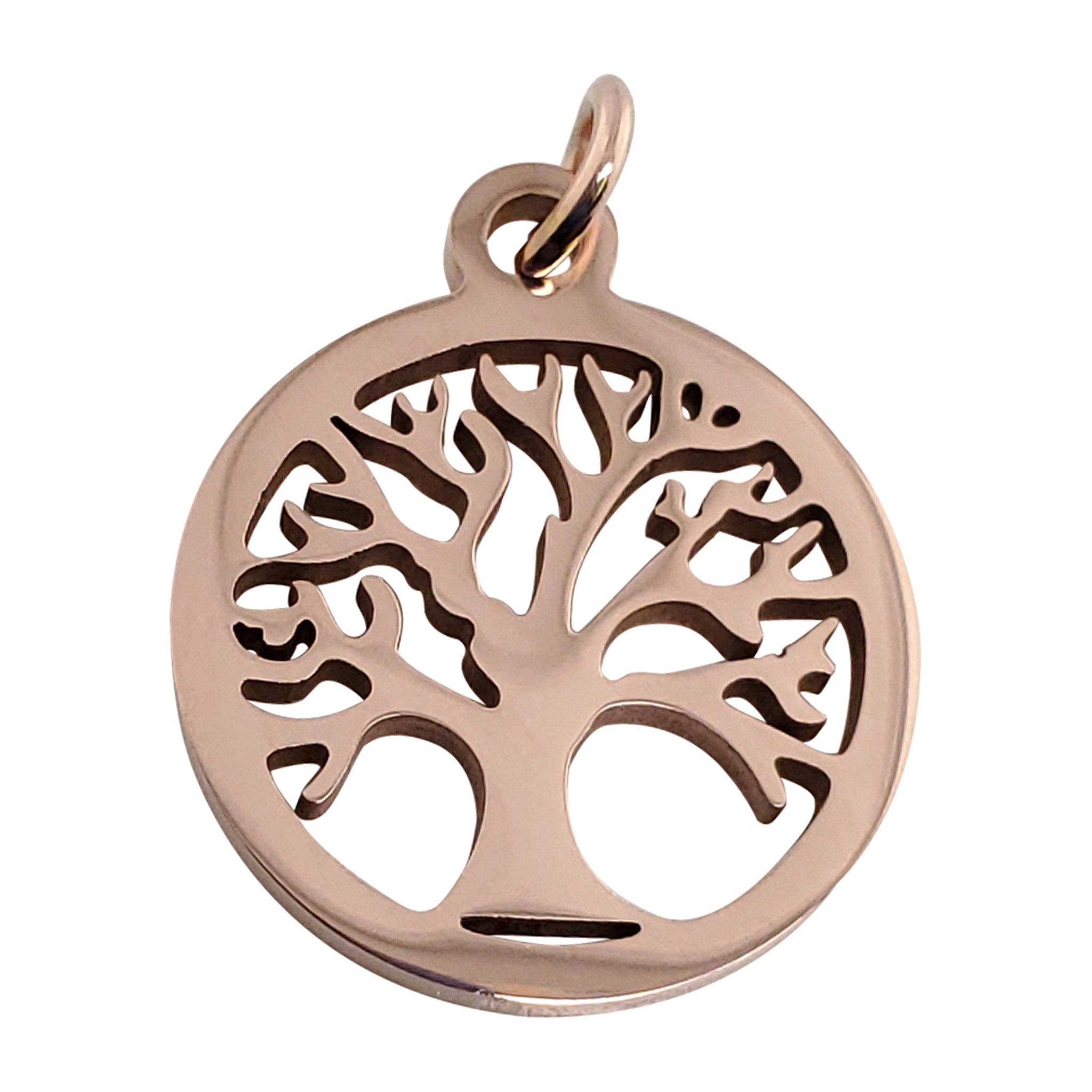 WJW - Wholesale Individual Charm/Pendant - 18K PVD Coated Stainless Steel Tree of Life Charm6