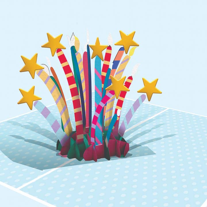 ORIGAMI EDITORE SRL - Wholesale Cake Candle - Kirigami Star Candles