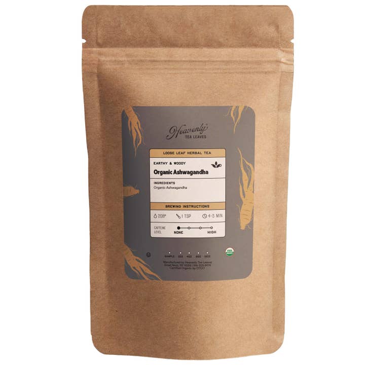 Heavenly Tea Leaves - Wholesale Loose Tea - Organic Ashwagandha, Loose Leaf Herbal Tea