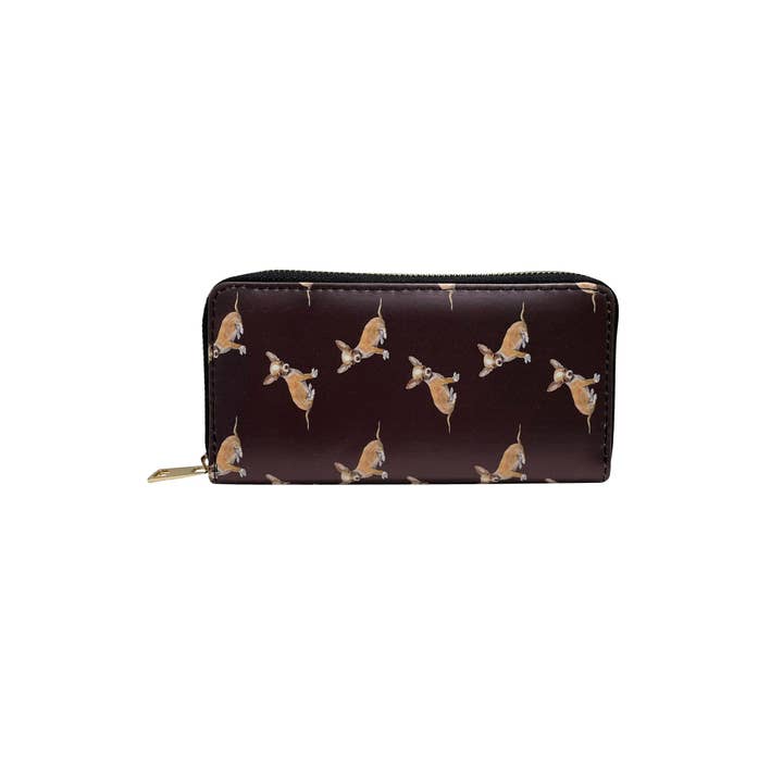 Fashion Scarf World - Wholesale Wallet - Women's - Chihuahua Dog Purse Collection - Black