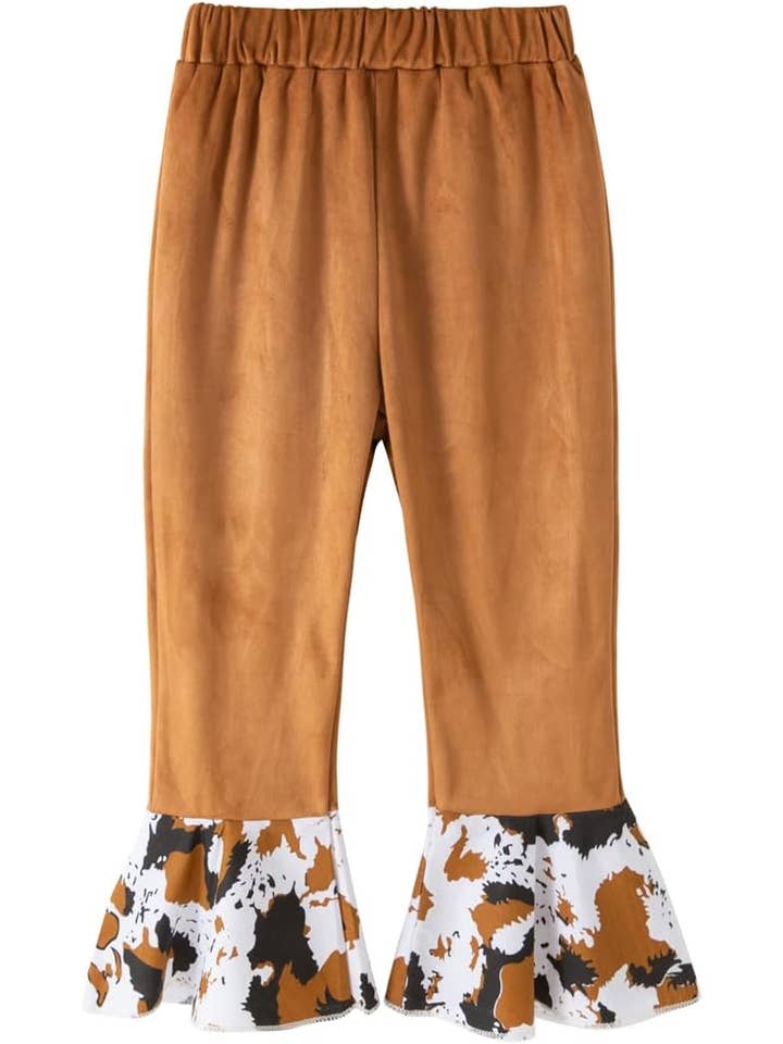Fennco Styles - Vendita all'ingrosso Costume di carnevale - Bambini - Set Costume Cowgirl Marrone 4 pezzi