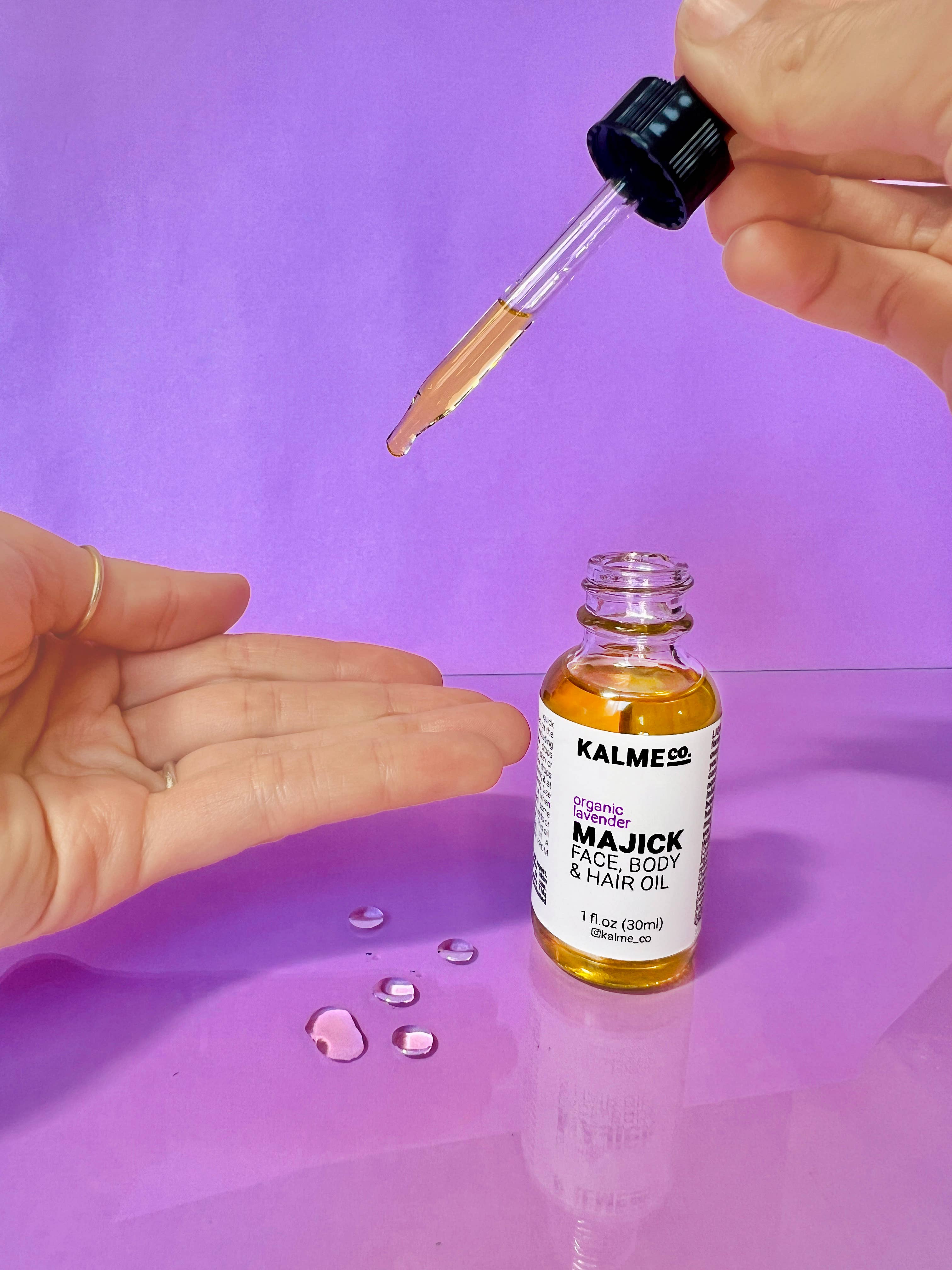 Kalme Co. - Wholesale Bath/Body Oil - MAJICK Face, Body, & Hair Oil1