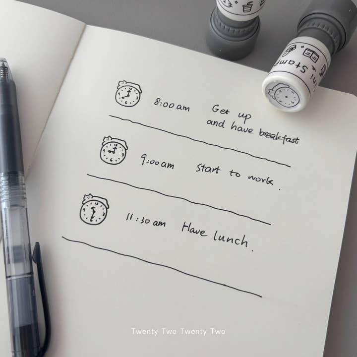 LULUFUNSTUDIO – wholesale Rubber/decorative stamp – Twenty Two | Mini Portable Photosensitive Seal 1.0