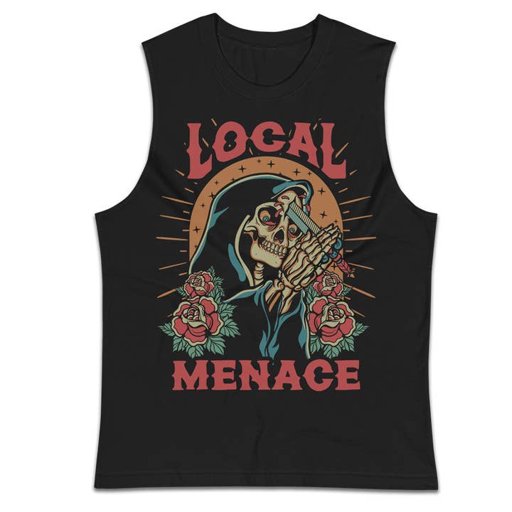 Débardeur Mother Menace Muscle pour la vente par Local Menace