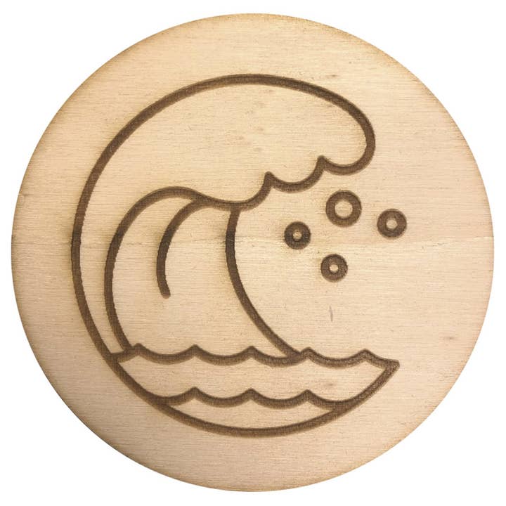 Stadtliebe® | wooden trivet “Wave No. 4" for wholesale by Stadtliebe®