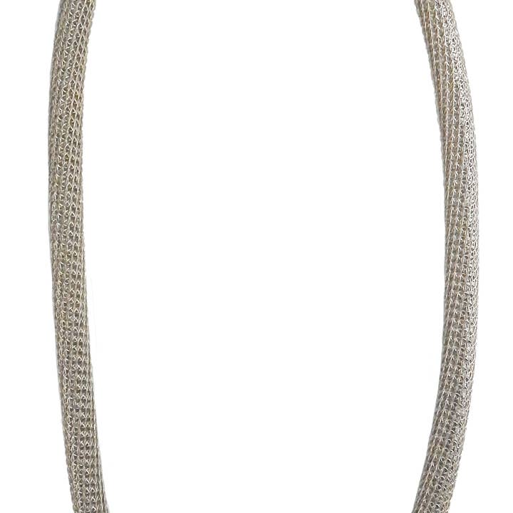 Sarah Cavender Metalworks – wholesale Link & chain necklace – 20" Contemporary Knotted Viking Knit Necklace