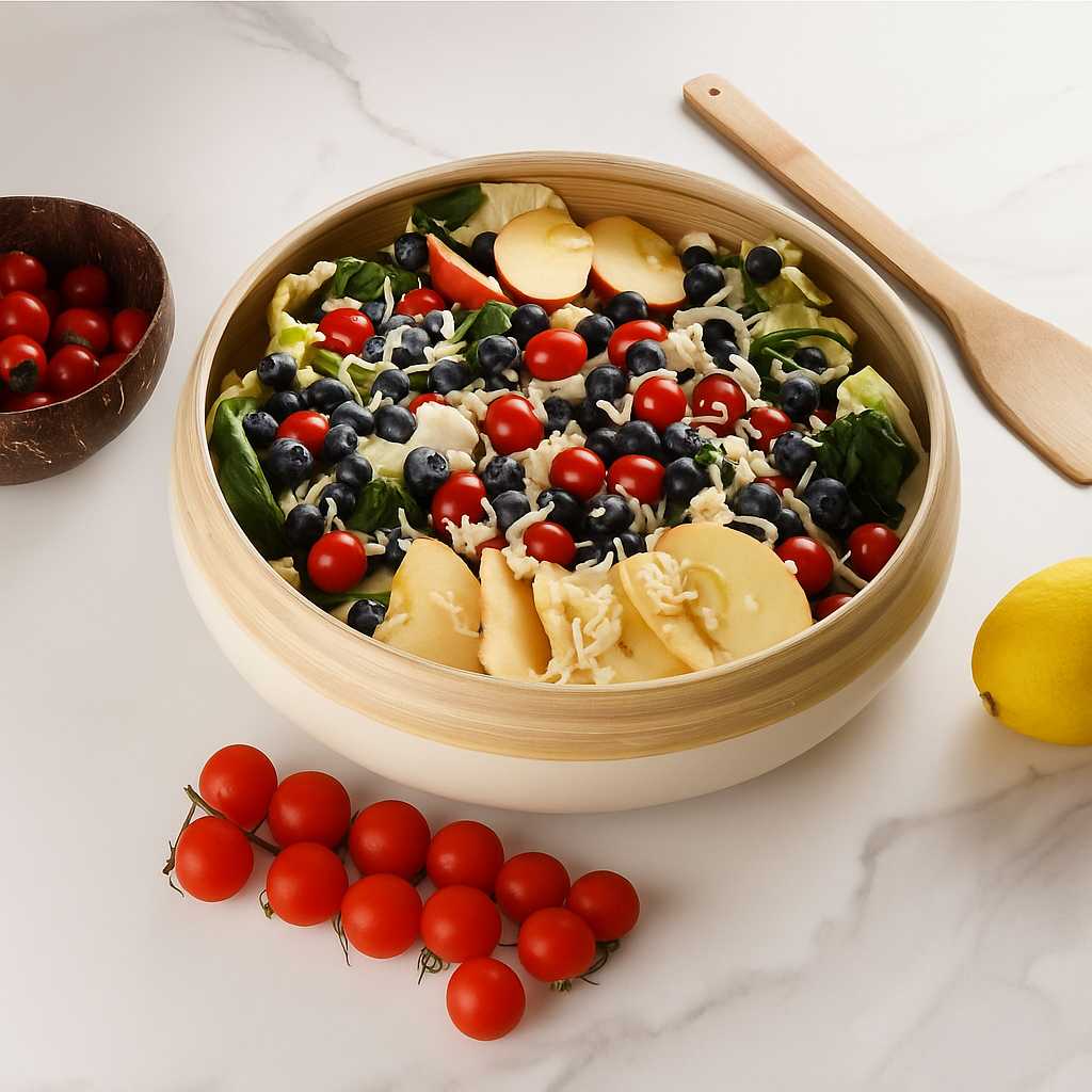 Jungle Culture – wholesale Skål – Stor bambuskål för frukt och sallad, heminredning2