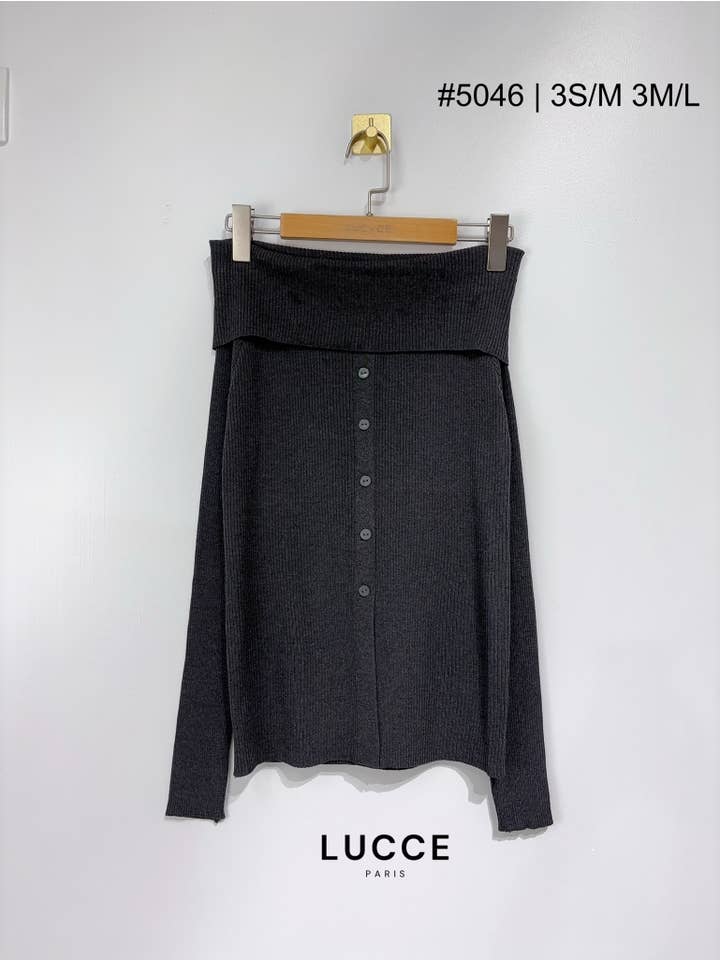 LUCCE - Wholesale Knit Sweater - Women's - Pull off shoulder - PU50464