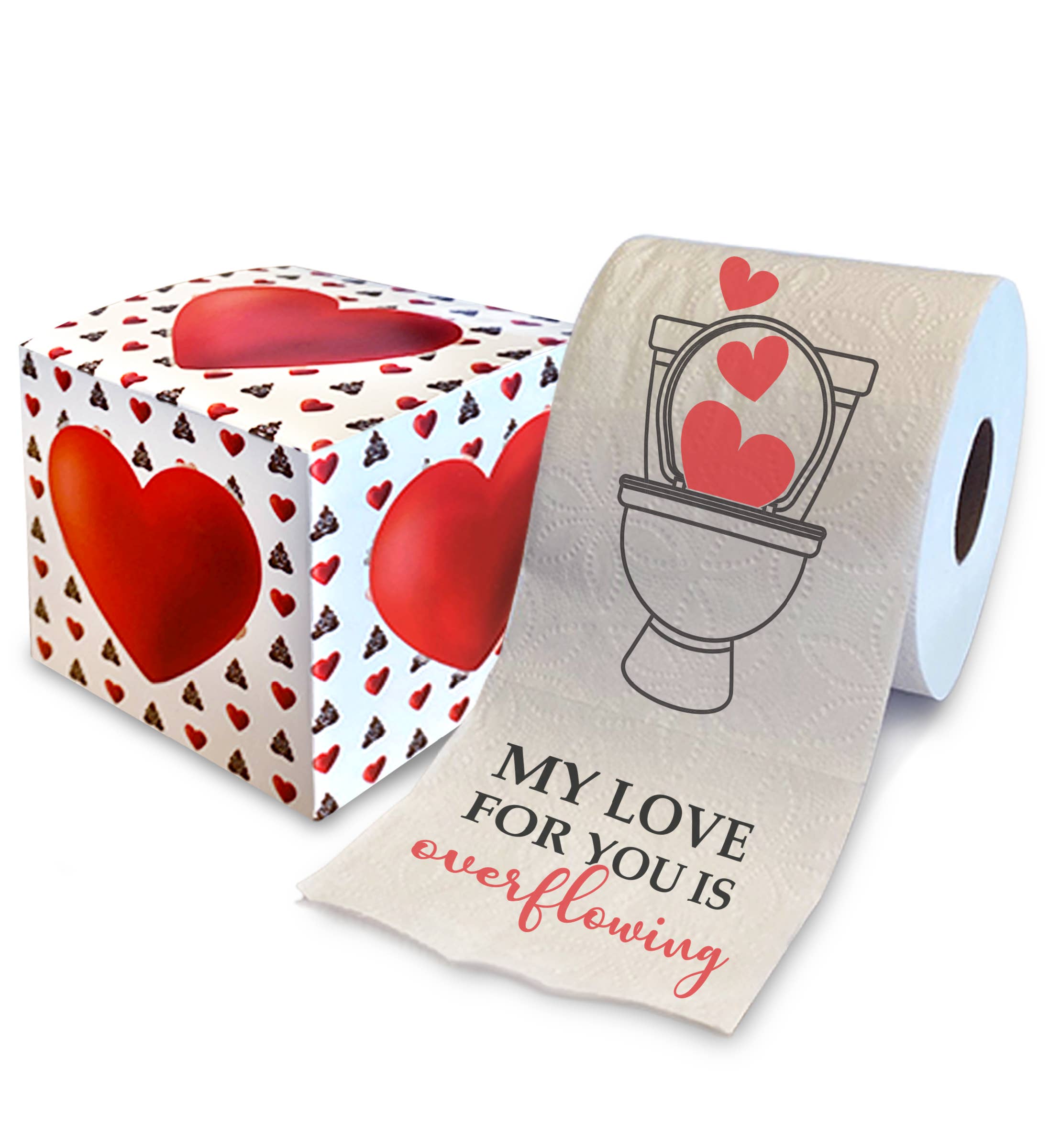 Cota Global - Vente Papier toilette - IMPRIMÉ TP - SAINT-VALENTIN - MON AMOUR0