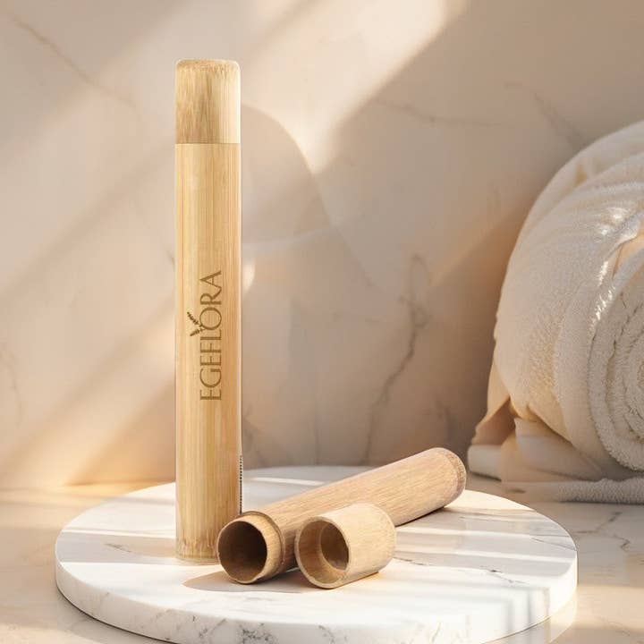 Bamboo Toothbrush Travel Case for wholesale by Egeflora